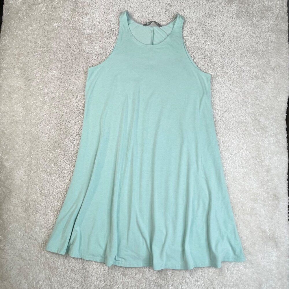 Free Fly Bamboo Flex Tank Dress Mint Green Womens XL FLAW